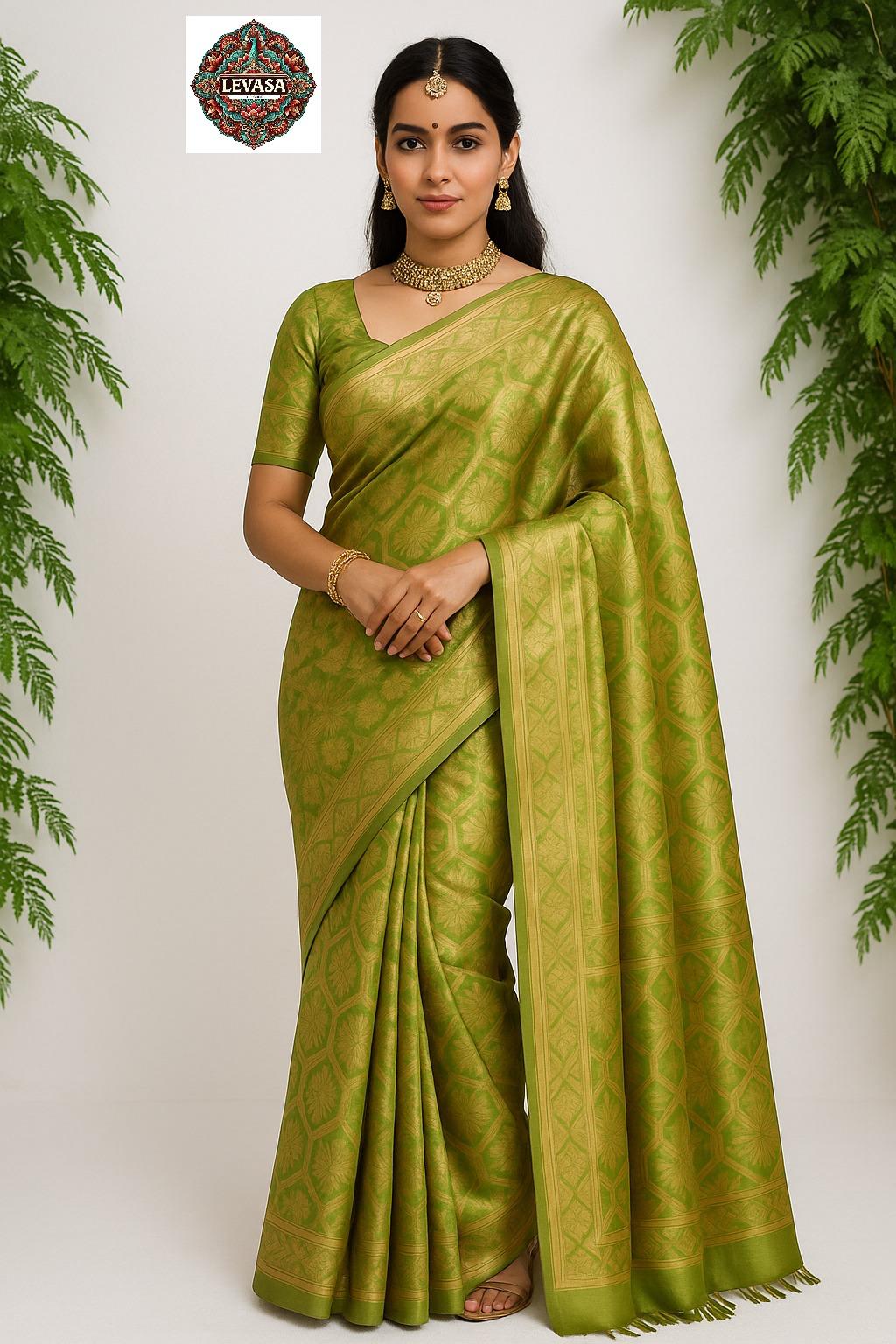Mustard Yellow Candy Cotton Saree with Elegant Self-Woven Design